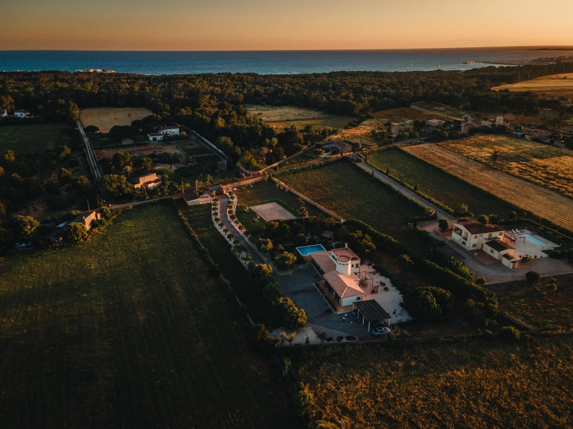 Traumhafte Finca Am Es Trenc Ses Covetes Zewnętrze zdjęcie